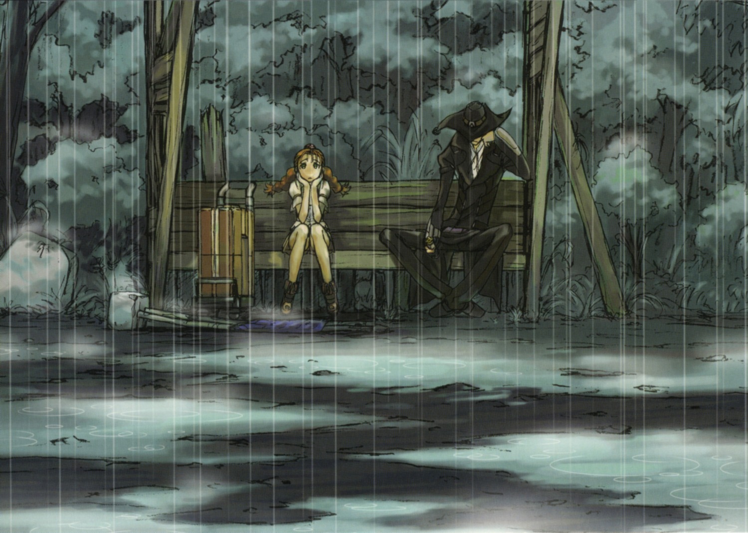 gun_x_sword, kimura_takahiro, ricca, van_(gun_x_sword), wendy_garret