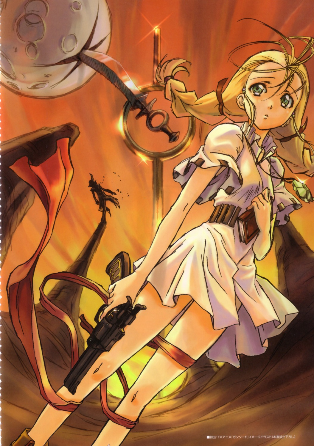 gun_x_sword, kimura_takahiro, ricca, van_(gun_x_sword), wendy_garret