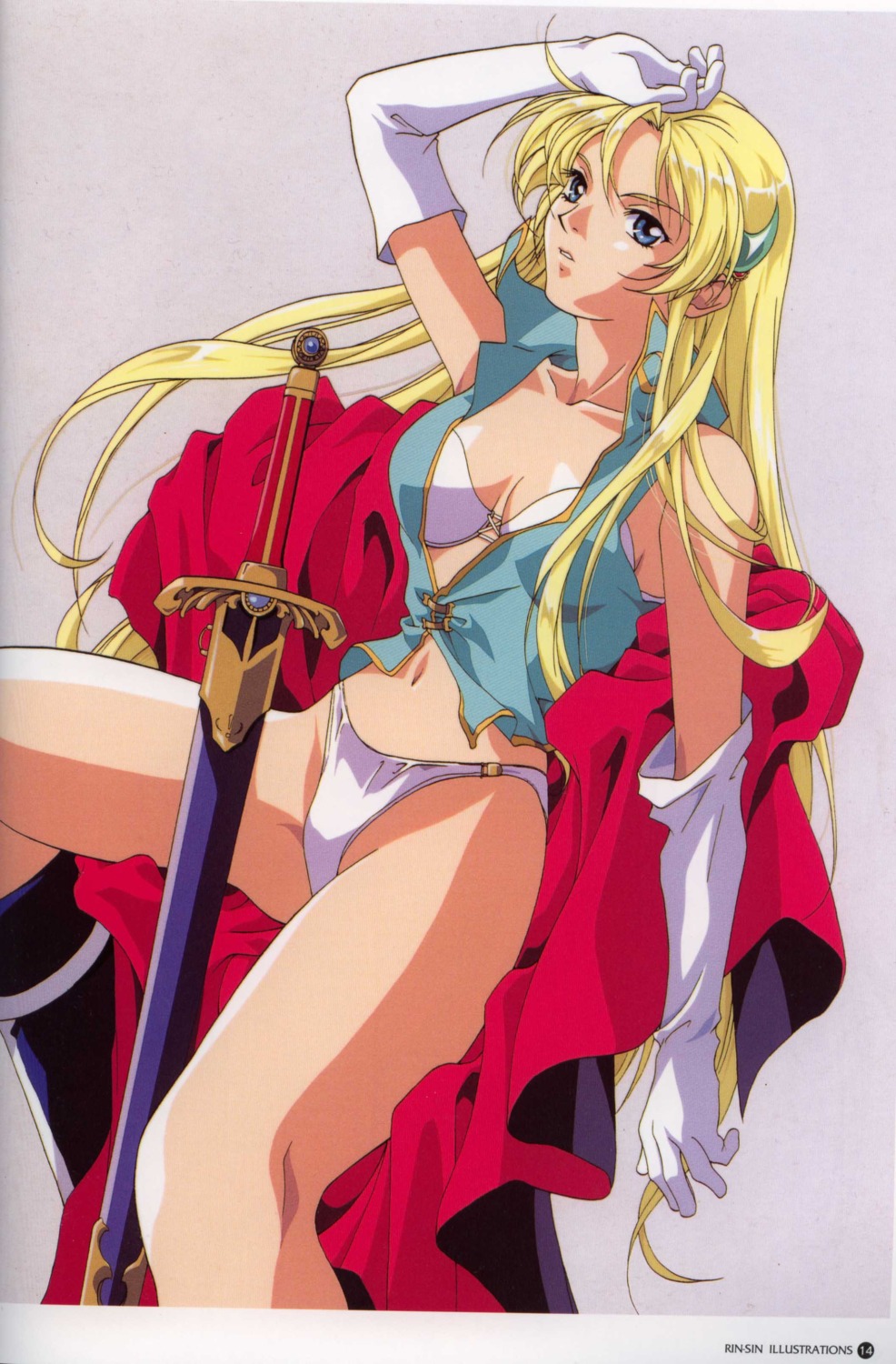 bra, jpeg_artifacts, pantsu, rin_sin, scanning_artifacts, sharon, words_worth