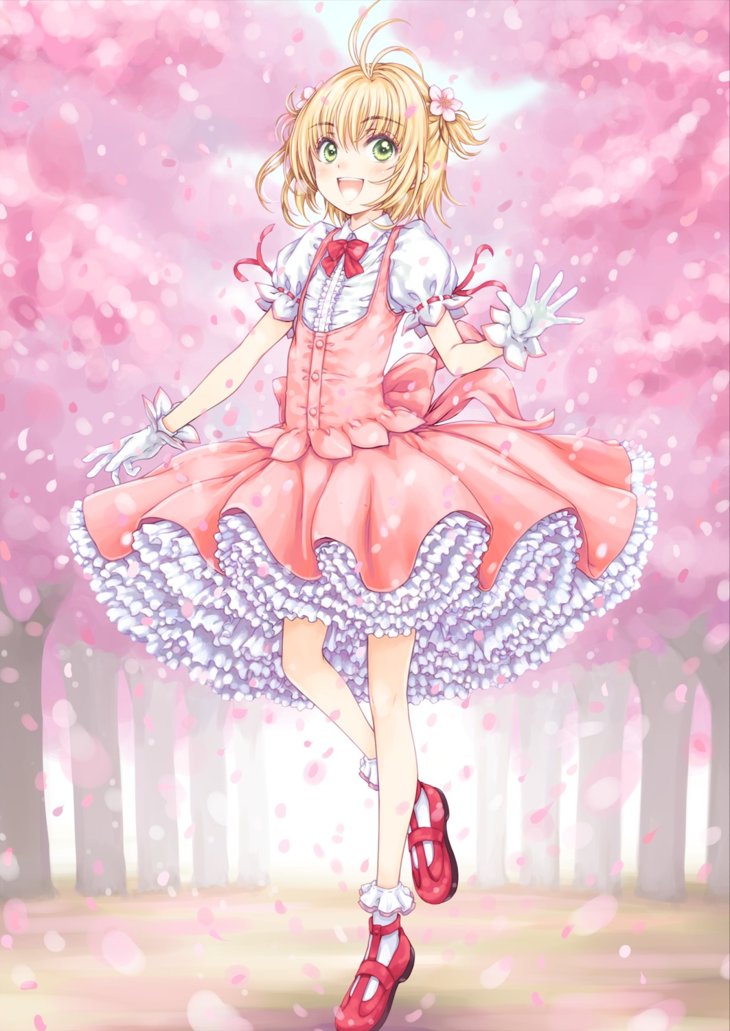 card_captor_sakura, focke_wulf, kinomoto_sakura, skirt_lift