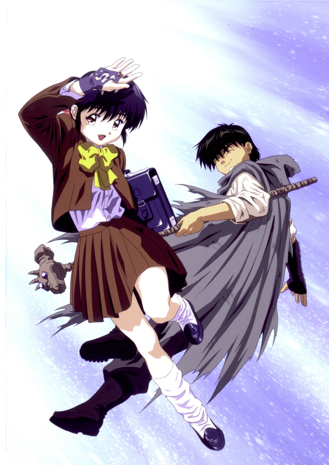 3x3_eyes, ayanokouji_pai, fujii_yakumo, seifuku