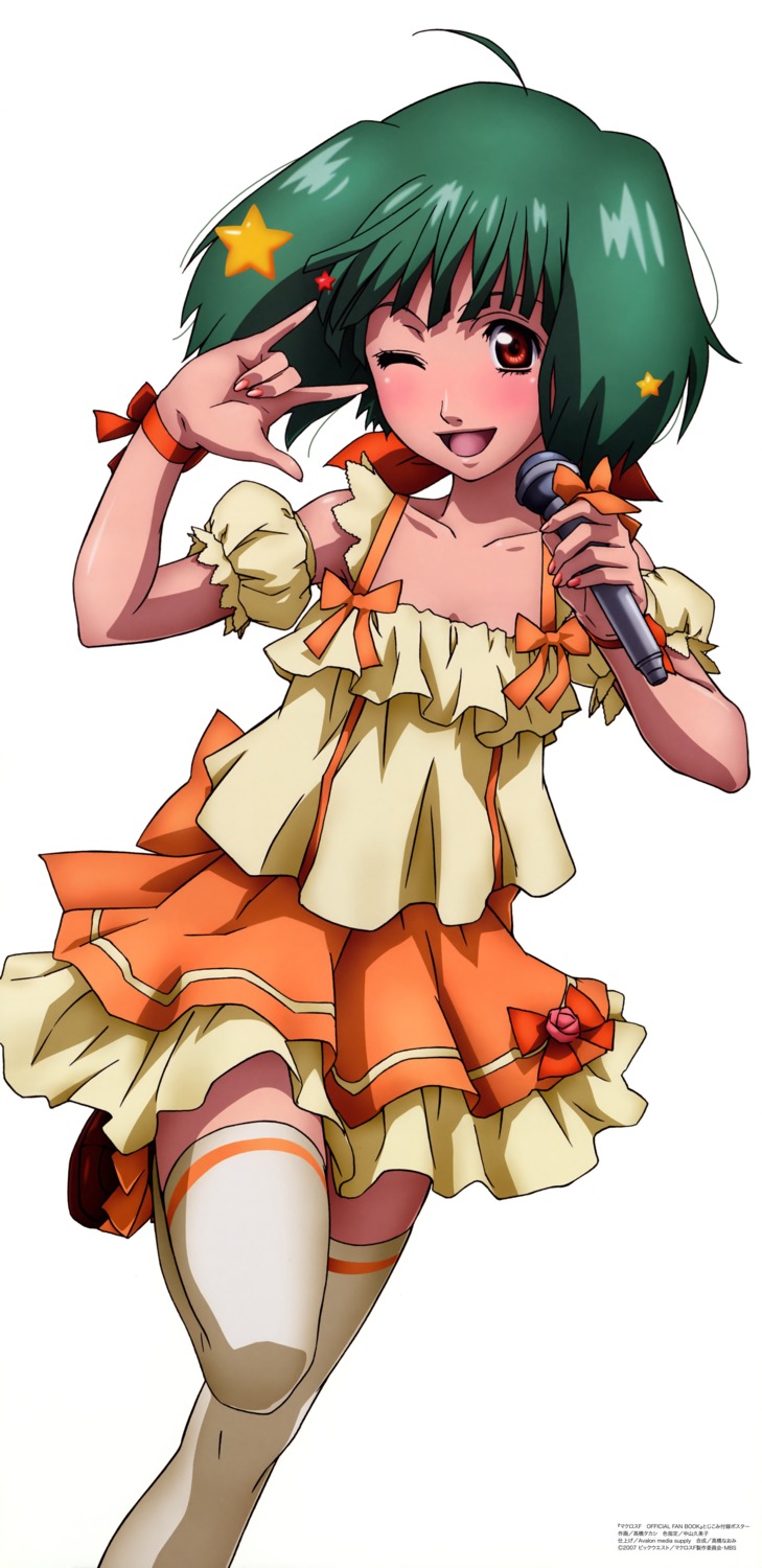macross, macross_frontier, ranka_lee, takahashi_takashi, thighhighs