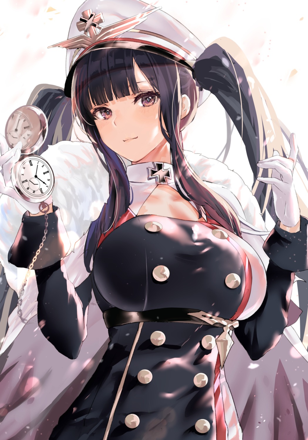 azur_lane, cleavage, peter_strasser_(azur_lane), temir, uniform