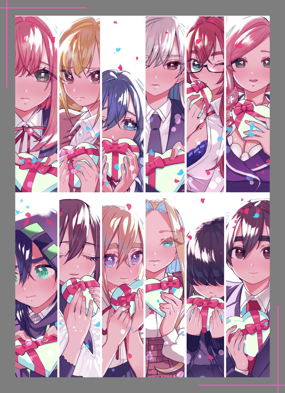 aijou_rentarou, cleavage, eiai_nano, hanazono_hahari, hanazono_hakari, haraga_kurumi, inda_karane, kakure_meme