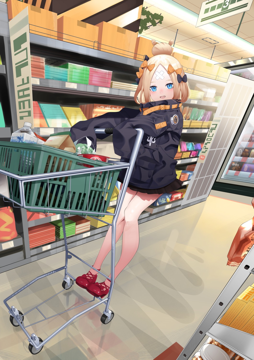 abigail_williams_(fate), bandaid, fate/grand_order, shiro_ami