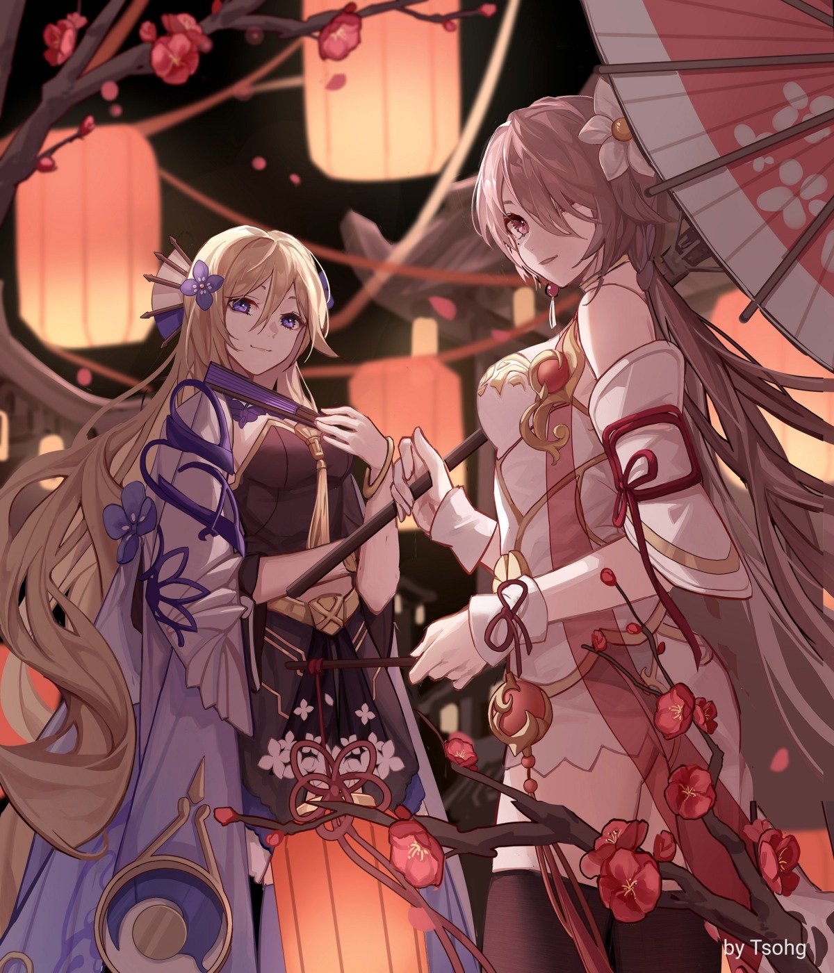 asian_clothes, ass, benghuai_xueyuan, bianka_durandal_ataegina, chinadress, honkai_impact, rita_rossweisse, thighhighs, tsohg, umbrella