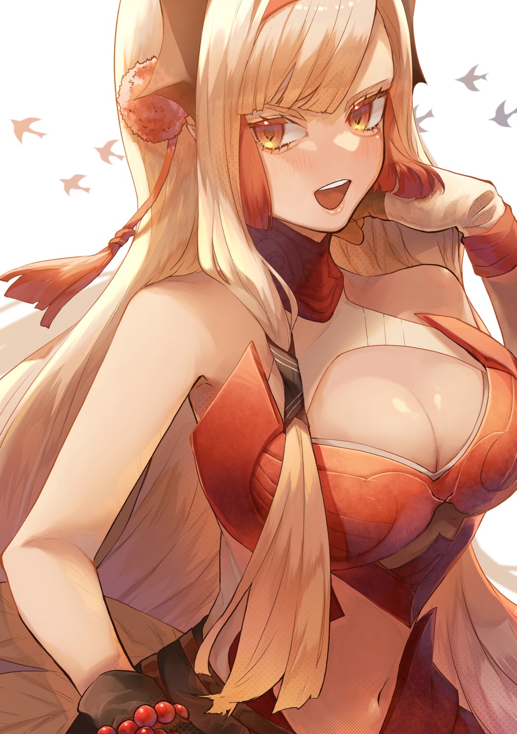 cleavage, fate/grand_order, karupisusawa, kiichi_hougen_(fate)