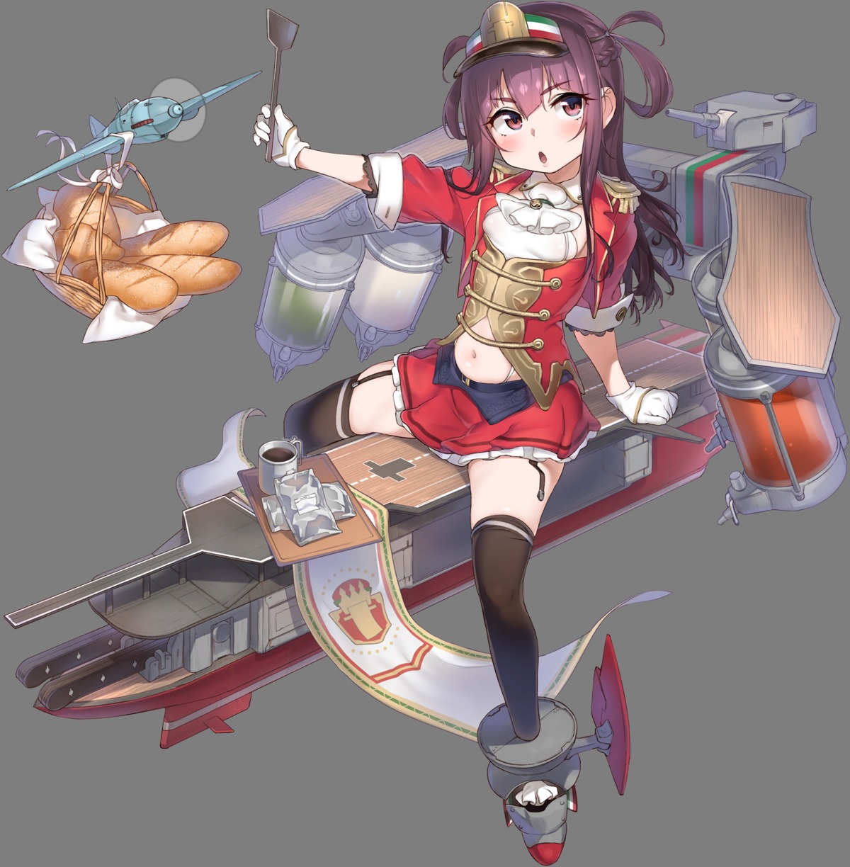 atte7kusa, blue_oath, stockings, thighhighs, transparent_png, uniform
