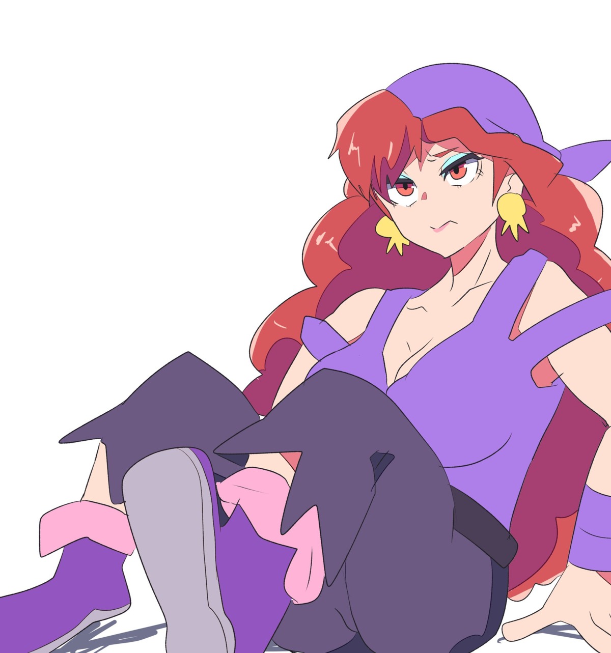 captain_syrup, chicken_rib, cleavage, warioware