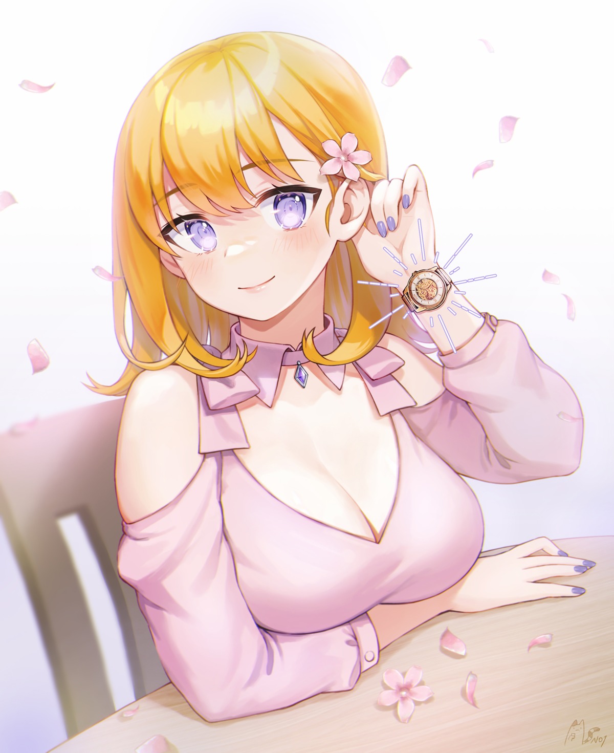 breast_hold, cleavage, noixen