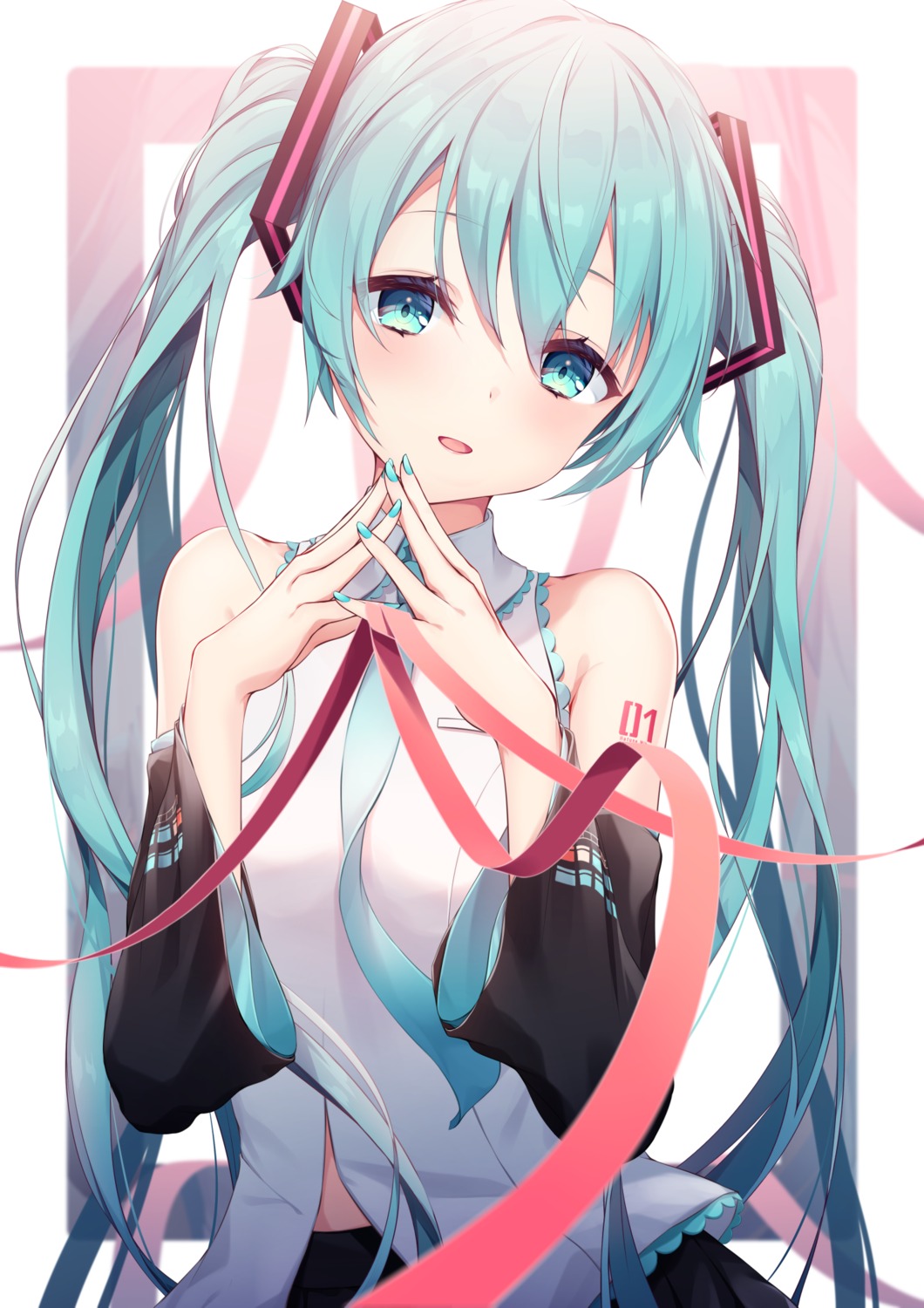 hatsune_miku, tattoo, vocaloid, yumenone_(conectarts)