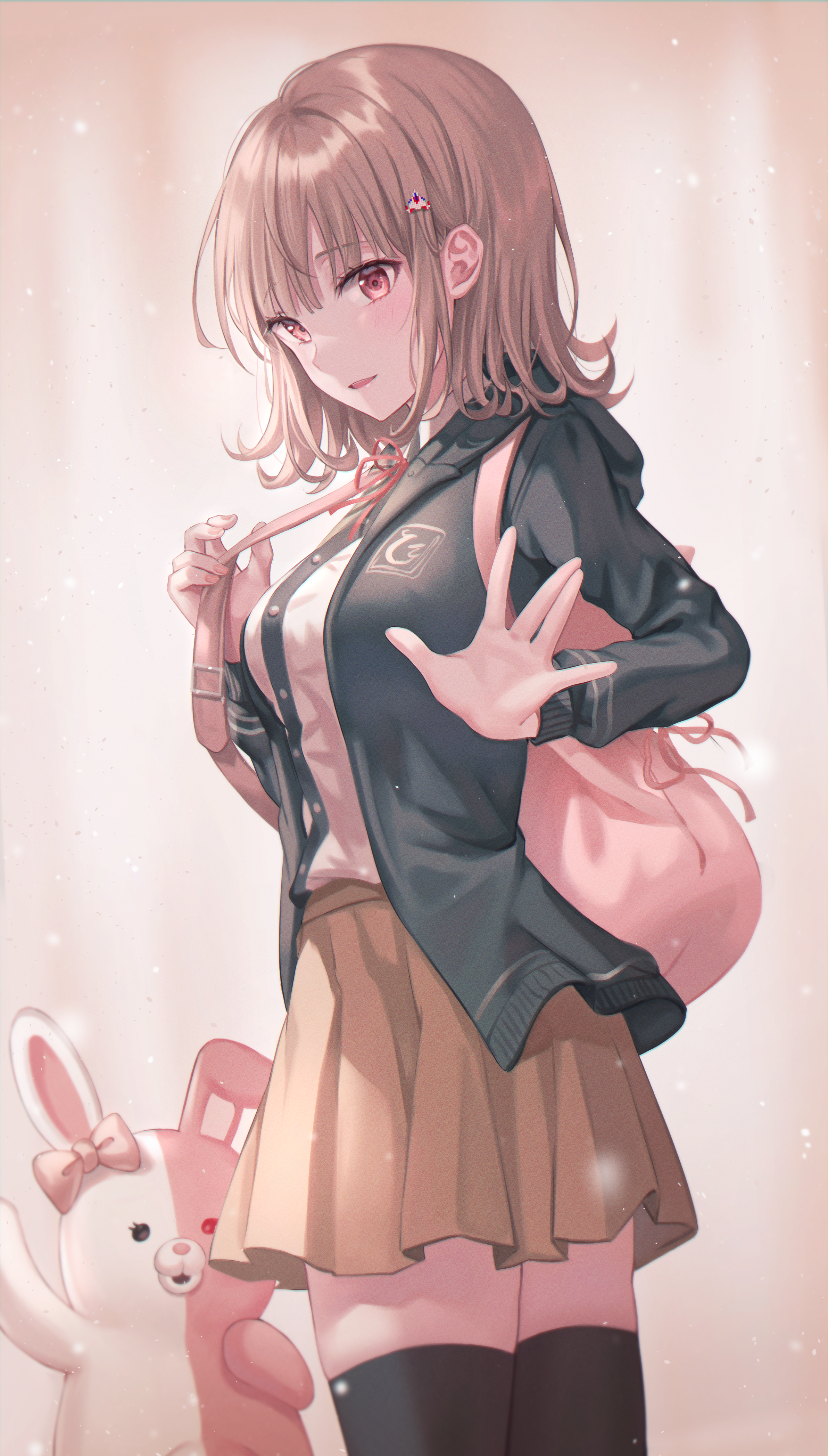 dangan-ronpa, dangan-ronpa_2, nanami_chiaki, seifuku, thighhighs, tokkyu