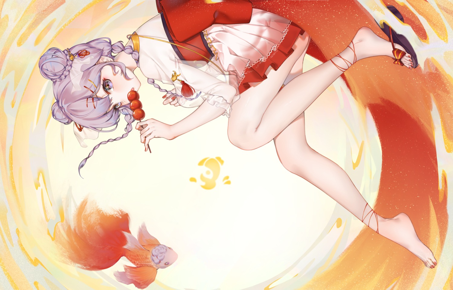 asian_clothes, jiliang_jiying_yumao, skirt_lift