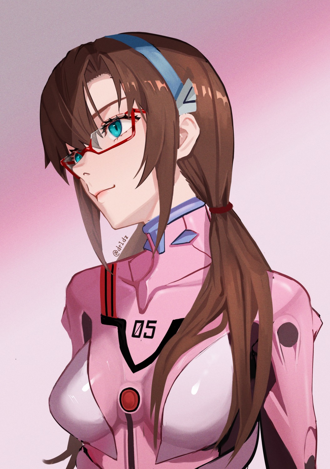 bodysuit, drid, makinami_mari_illustrious, megane, neon_genesis_evangelion