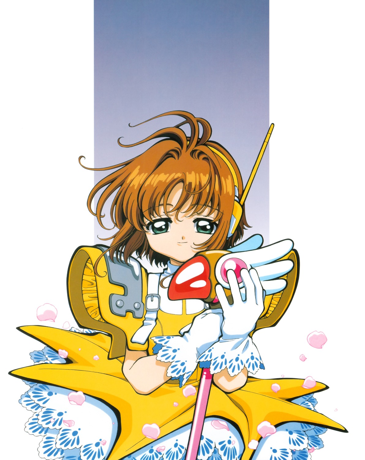 card_captor_sakura, dress, kinomoto_sakura, madhouse, takahashi_kumiko, weapon