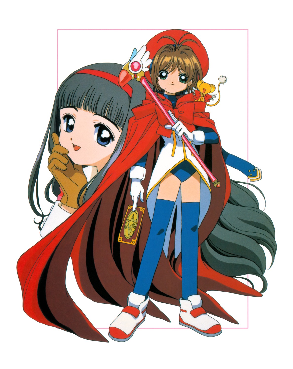 card_captor_sakura, daidouji_tomoyo, kerberos, kinomoto_sakura, madhouse, takahashi_kumiko, weapon