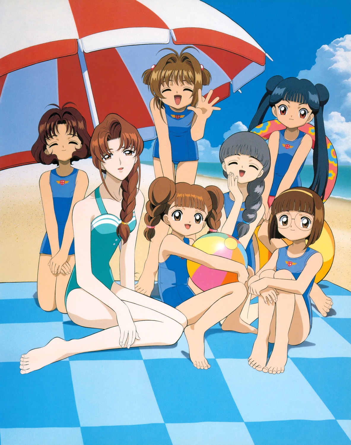 card_captor_sakura, daidouji_tomoyo, kimizuka_katsunori, kinomoto_sakura, li_meiling, madhouse, mihara_chiharu, mizuki_kaho