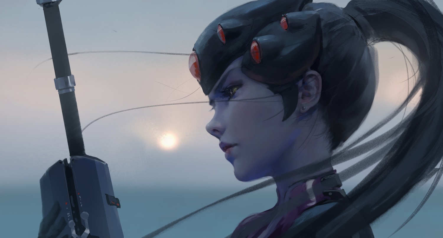 overwatch, widowmaker, wlop
