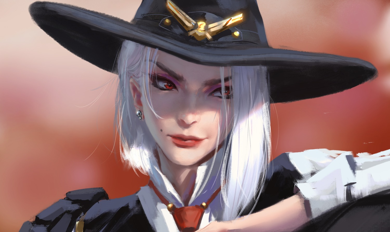 ashe_(overwatch), overwatch, wlop