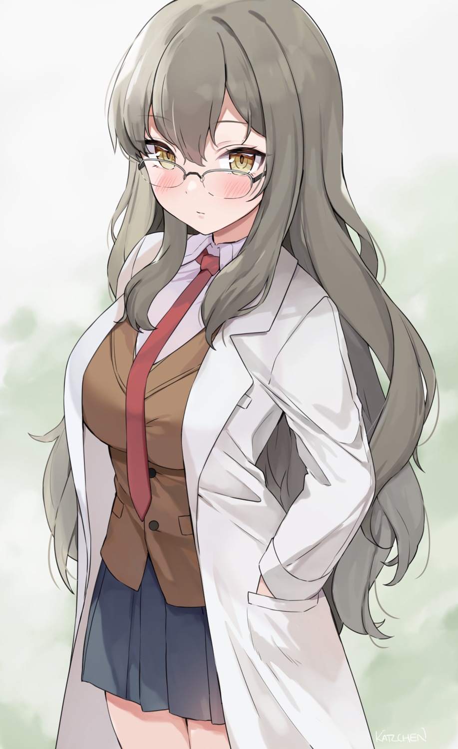 futaba_rio, kaetzchen, megane, seifuku, seishun_buta_yarou, sweater
