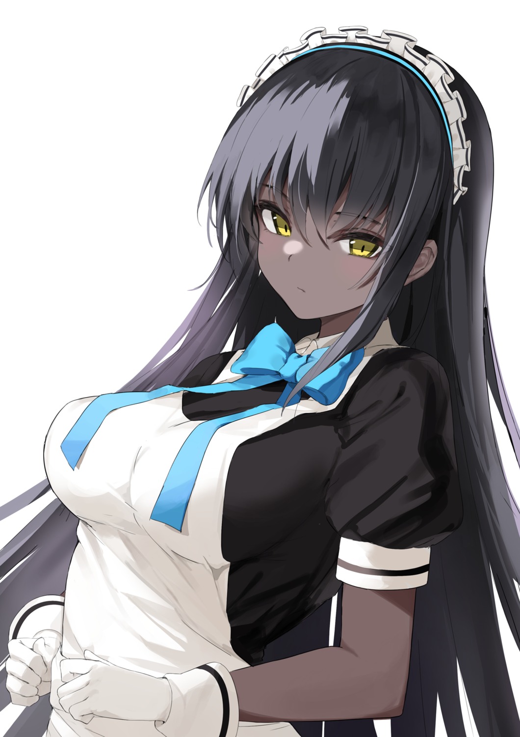 blue_archive, dorok, kakudate_karin, maid