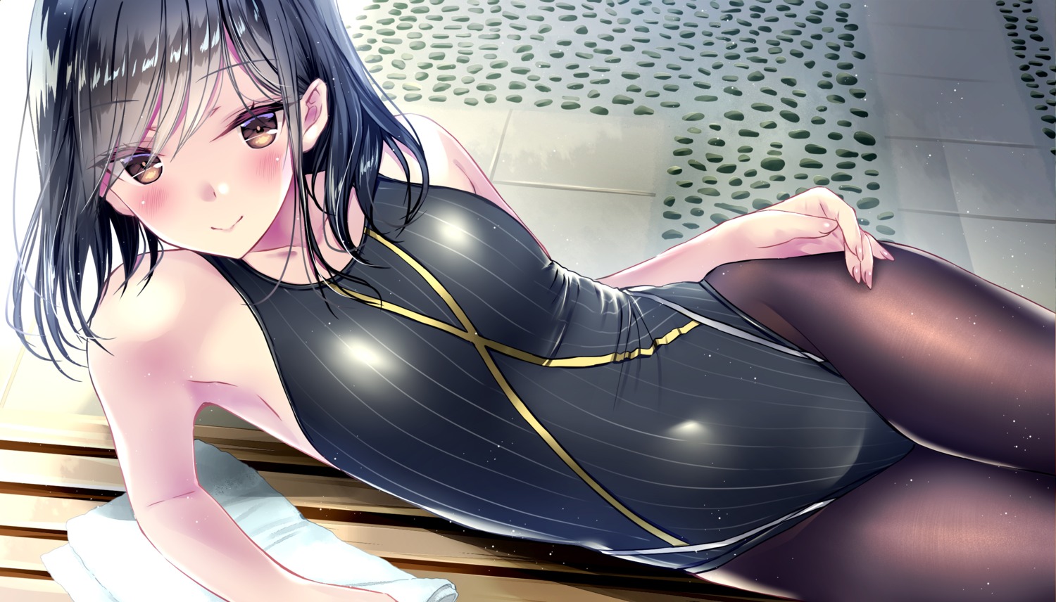 aikiss, aikiss_2, kanno_junko, kobayashi_chisato, pantyhose, swimsuits