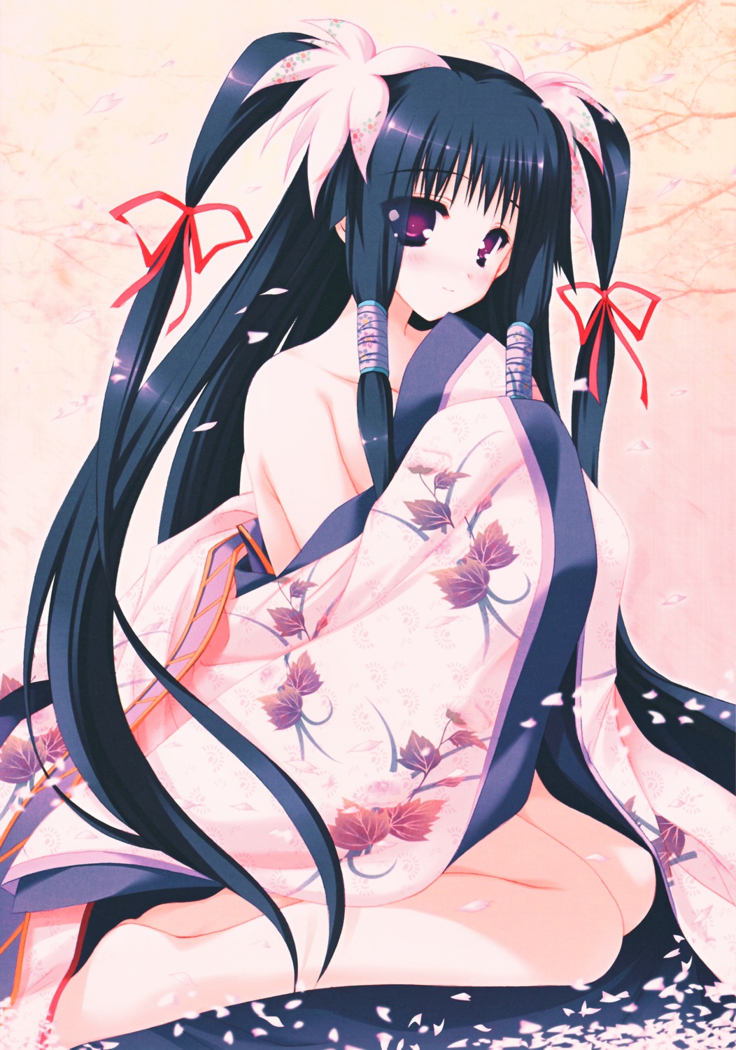 itsuka_todoku_anosorani, kimono, moekibara_fumitake, ousuki_konome