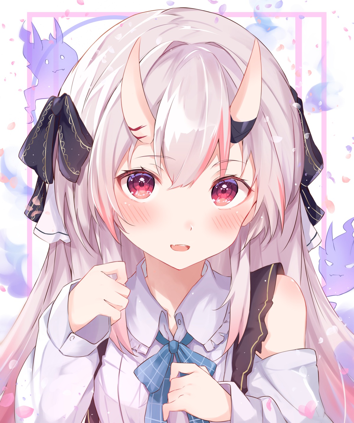 hololive, horns, nakiri_ayame, nono_i831