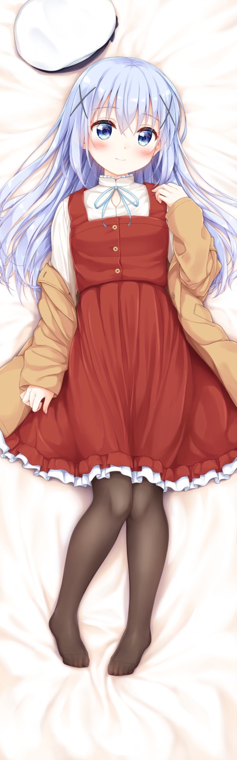 dakimakura, dress, gochuumon_wa_usagi_desu_ka?, kafuu_chino, pantyhose, uneune