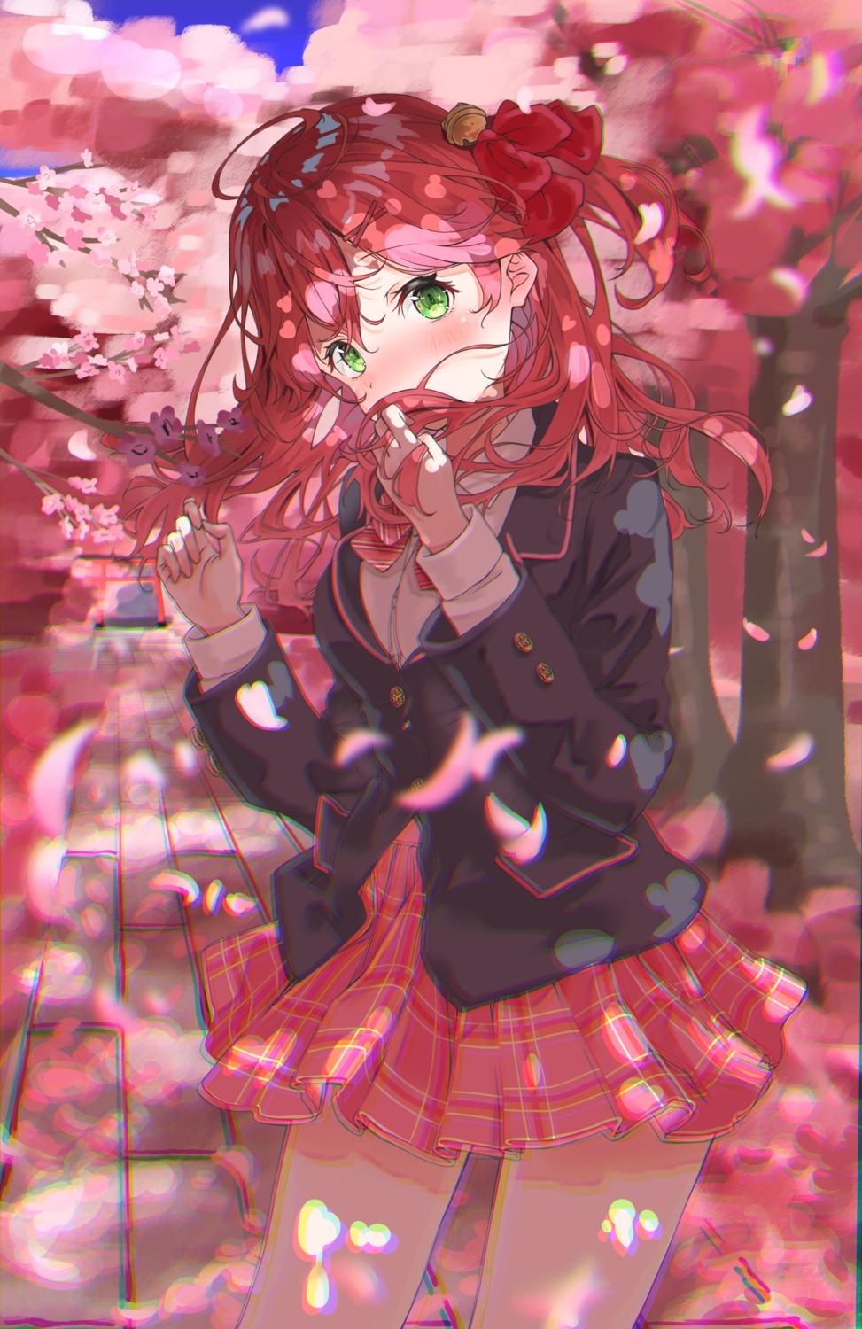 hololive, kiaoekakishitai, sakura_miko, seifuku