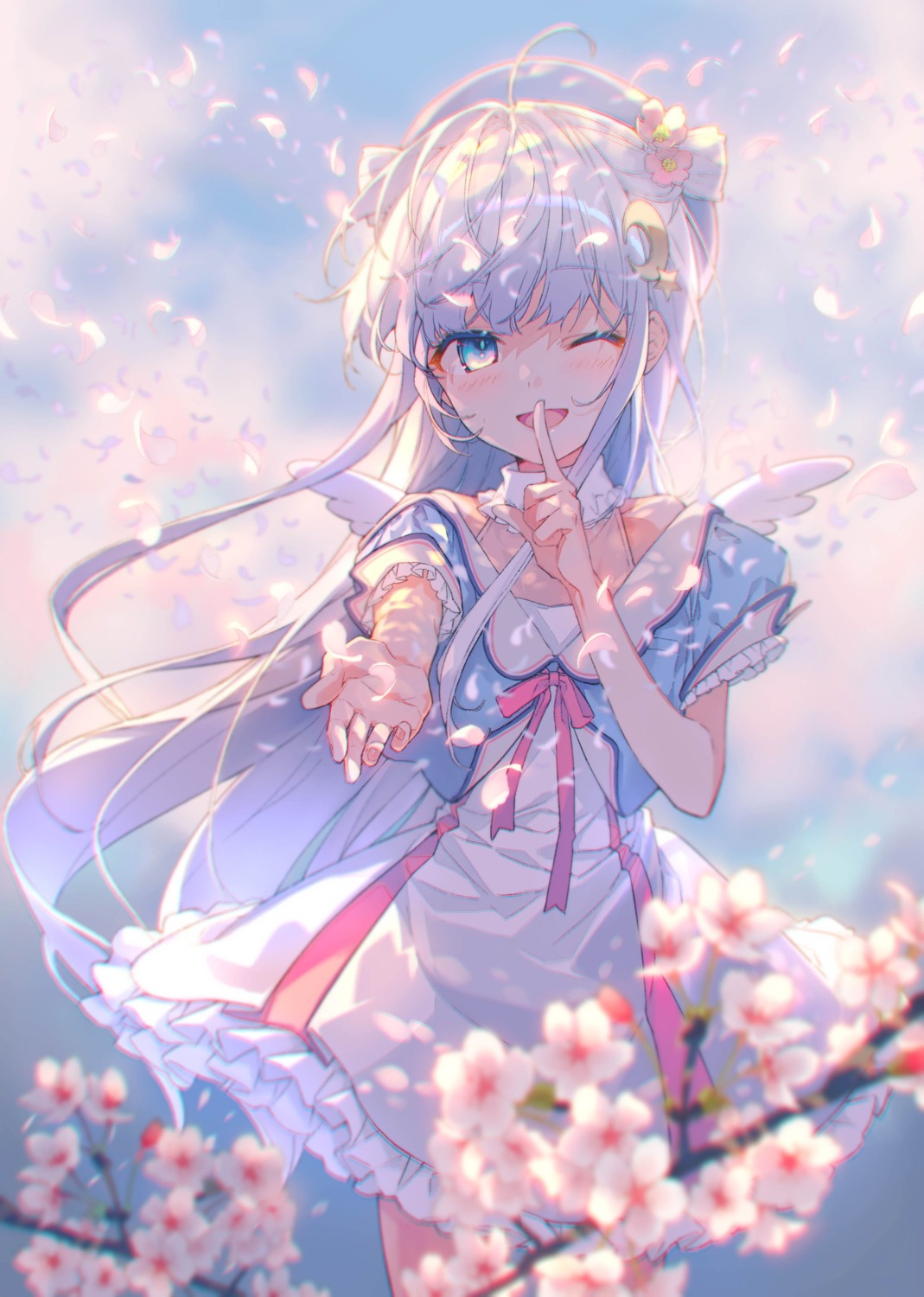 dia_viekone, dress, reia, sekai_saikou_no_ansatsusha_isekai_kizoku_ni_tensei_suru, wings