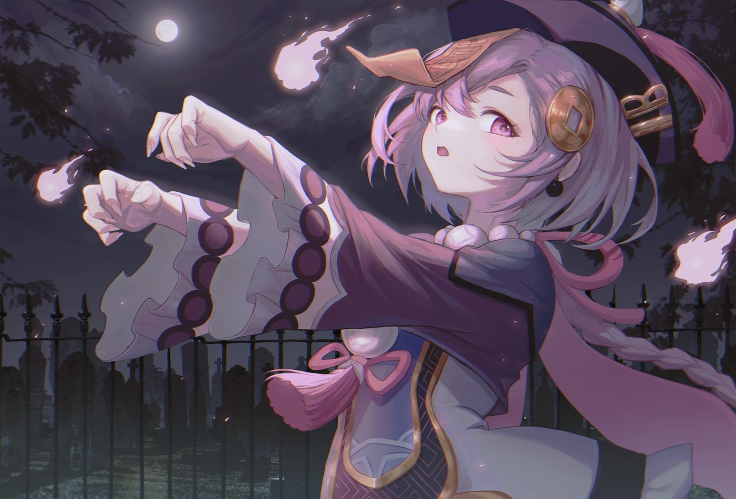 asian_clothes, genshin_impact, hyun9164, qiqi