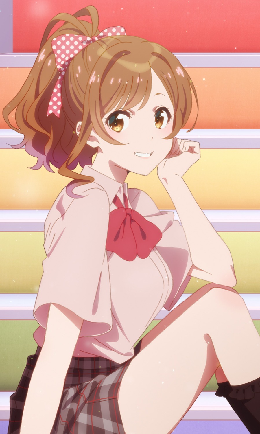 miyama_suzune, seifuku, selection_project, skirt_lift, tagme