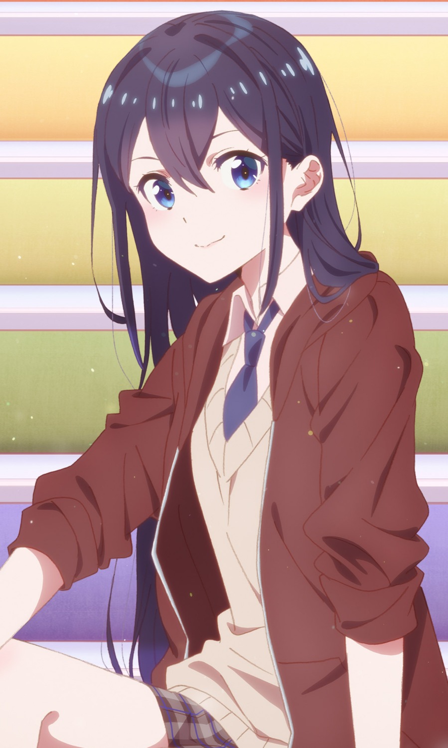 hananoi_rena, seifuku, selection_project, sweater, tagme