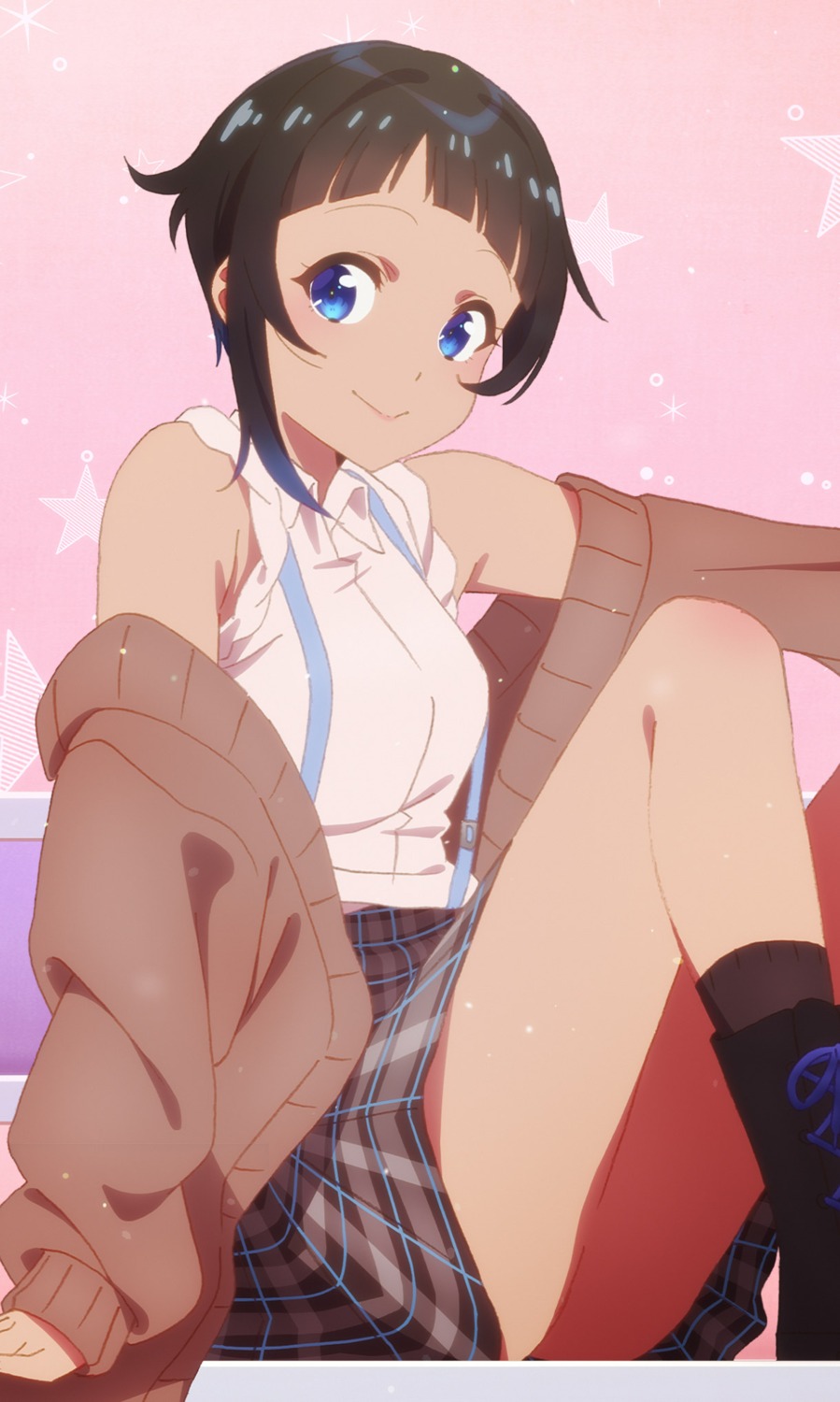 seifuku, selection_project, skirt_lift, sweater, tagme, yodogawa_ao