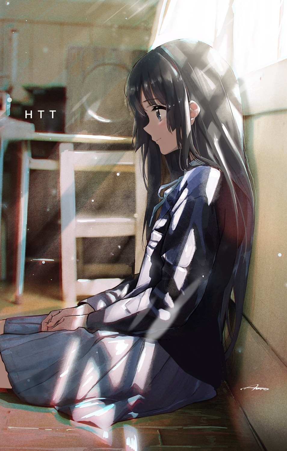 akiyama_mio, k-on!, seifuku, verse