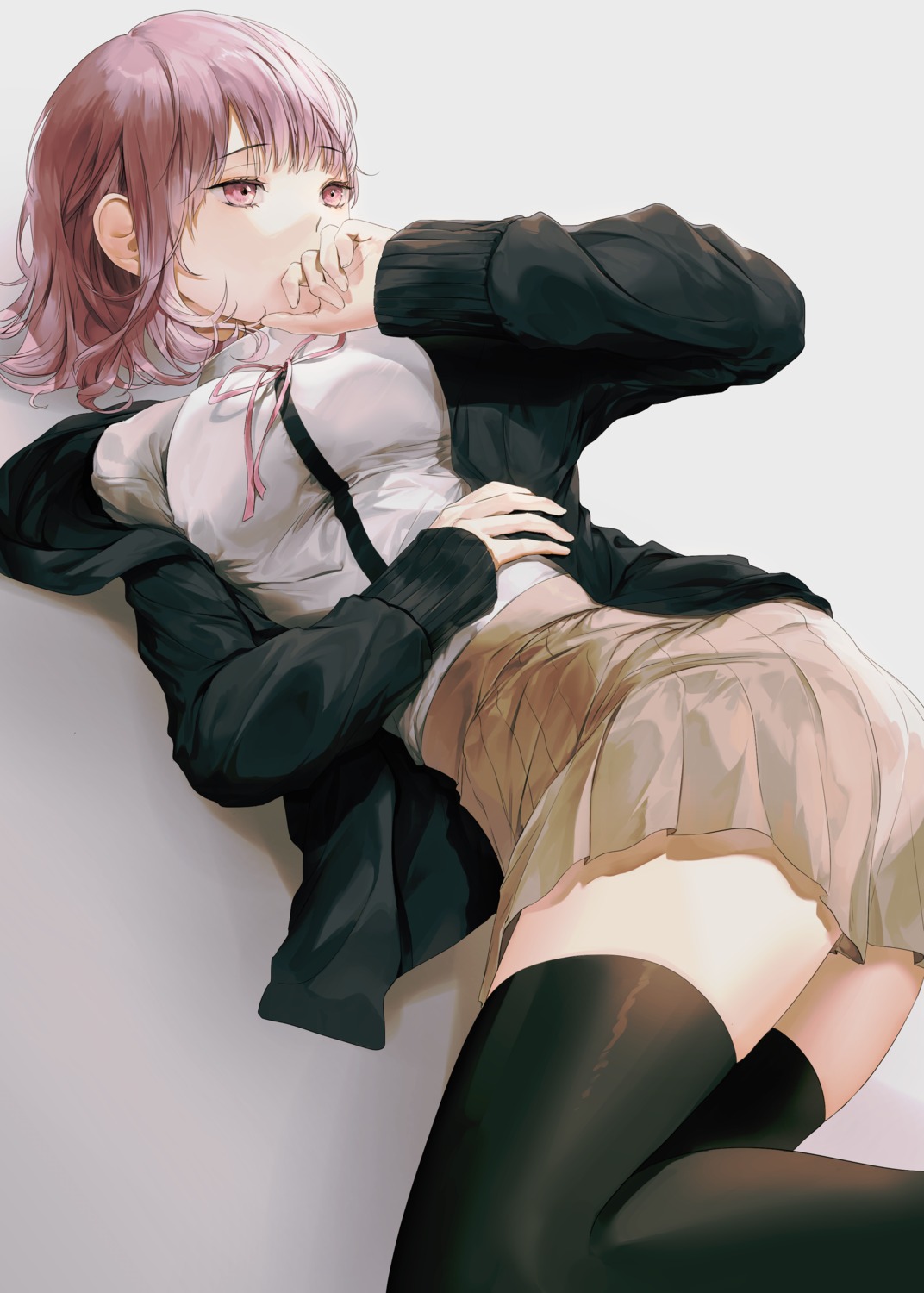 danah, dangan-ronpa, dangan-ronpa_2, nanami_chiaki, seifuku, thighhighs