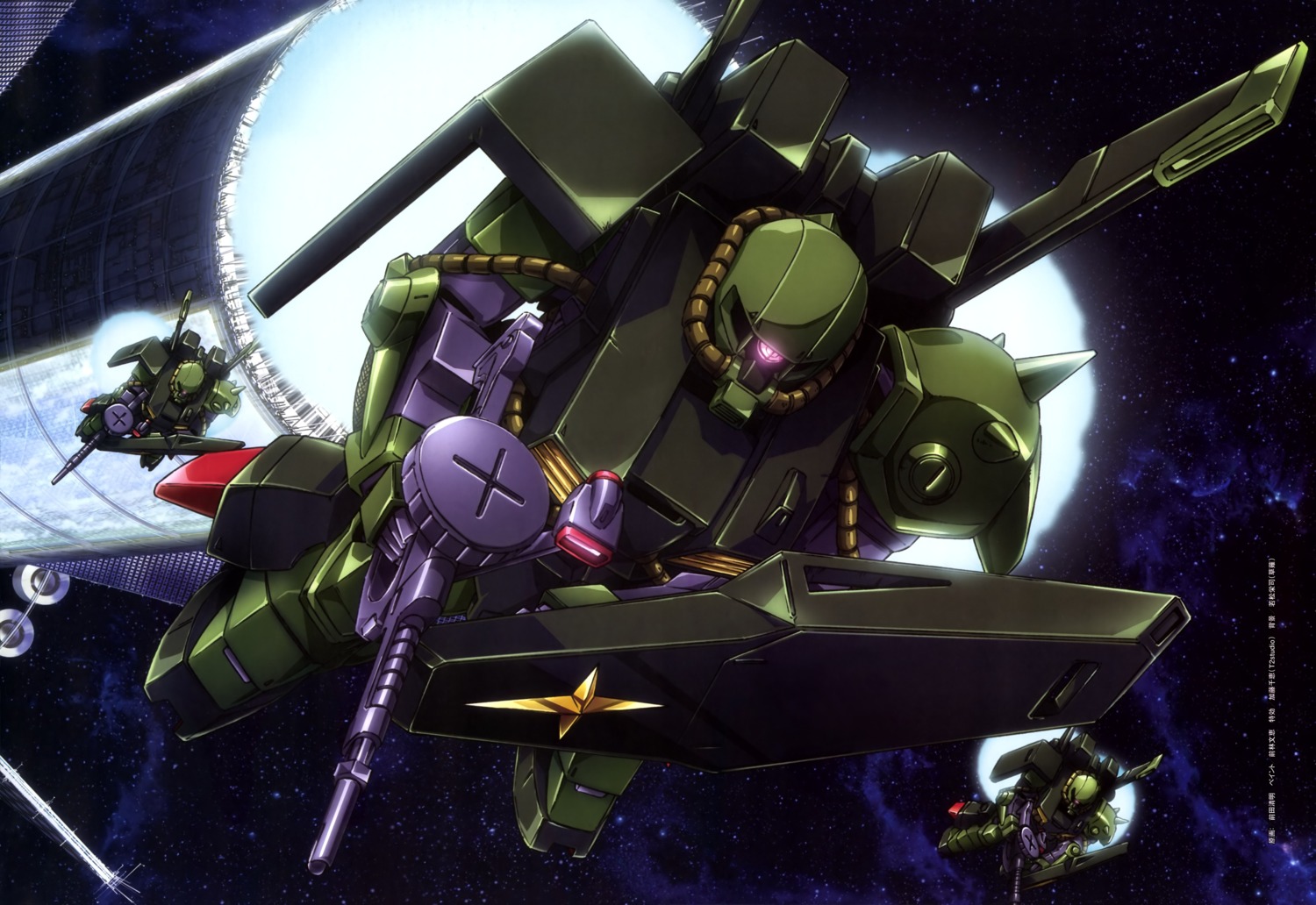 gun, gundam, hi_zack, maeda_seimei, mecha, zeta_gundam