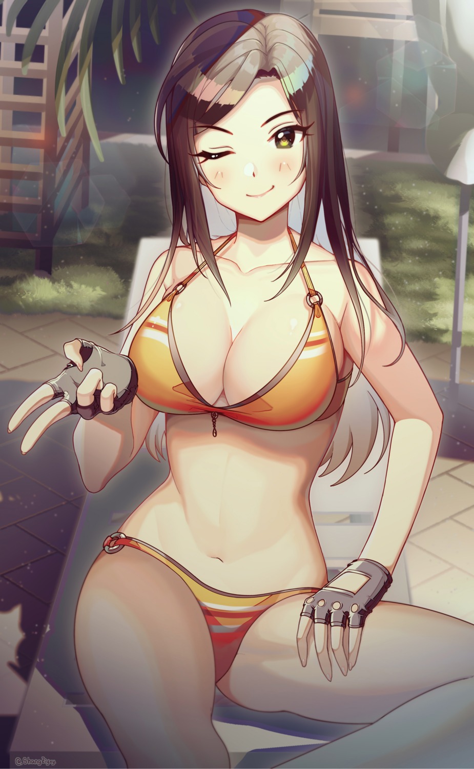 bikini, mukai_takumi, shangzi, swimsuits, the_idolm@ster, the_idolm@ster_cinderella_girls