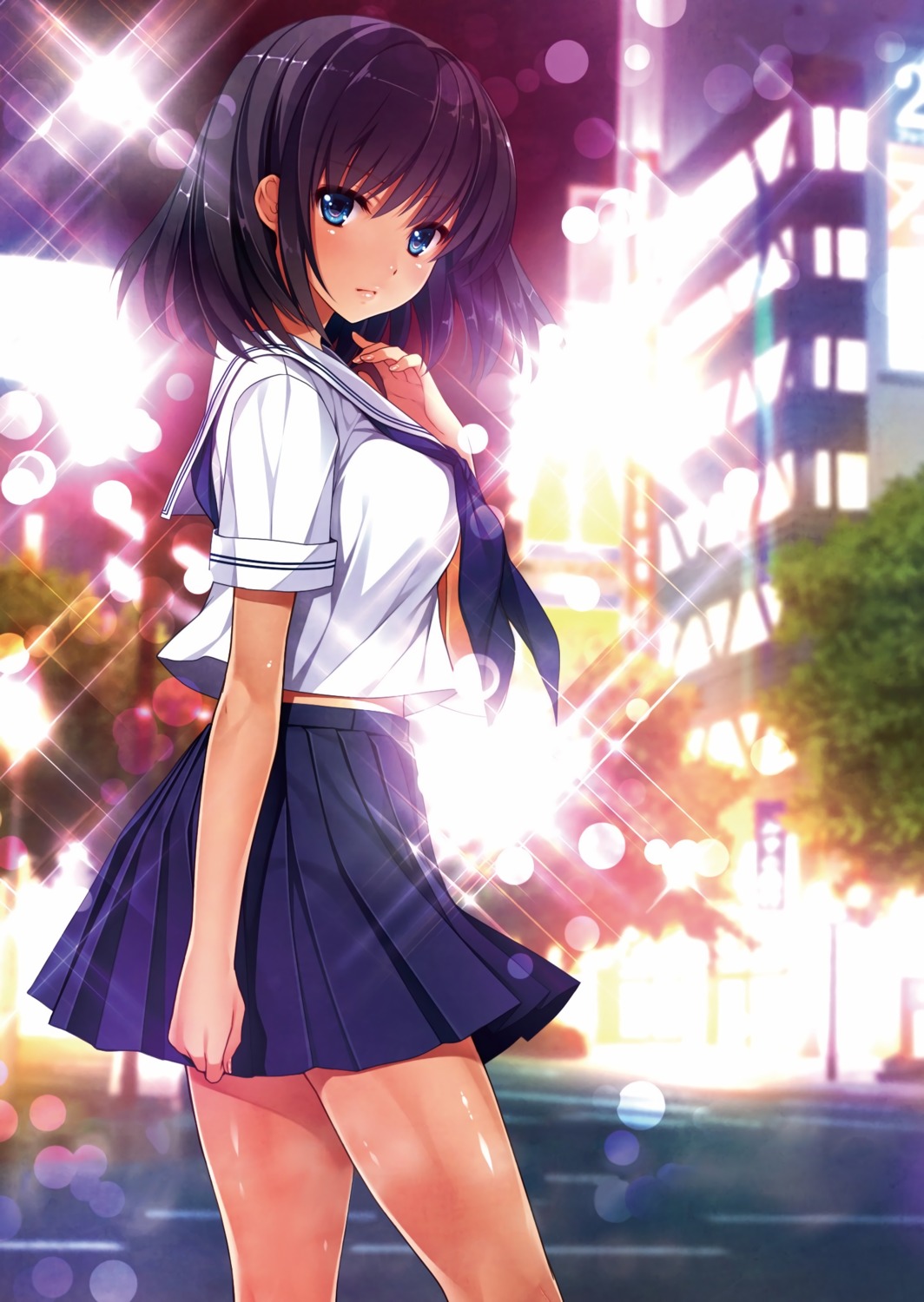 detexted, enkou_shoujo_~rikujoubu_yukki_no_baai~, kawaragi_yuuki, koizumi_amane, seifuku