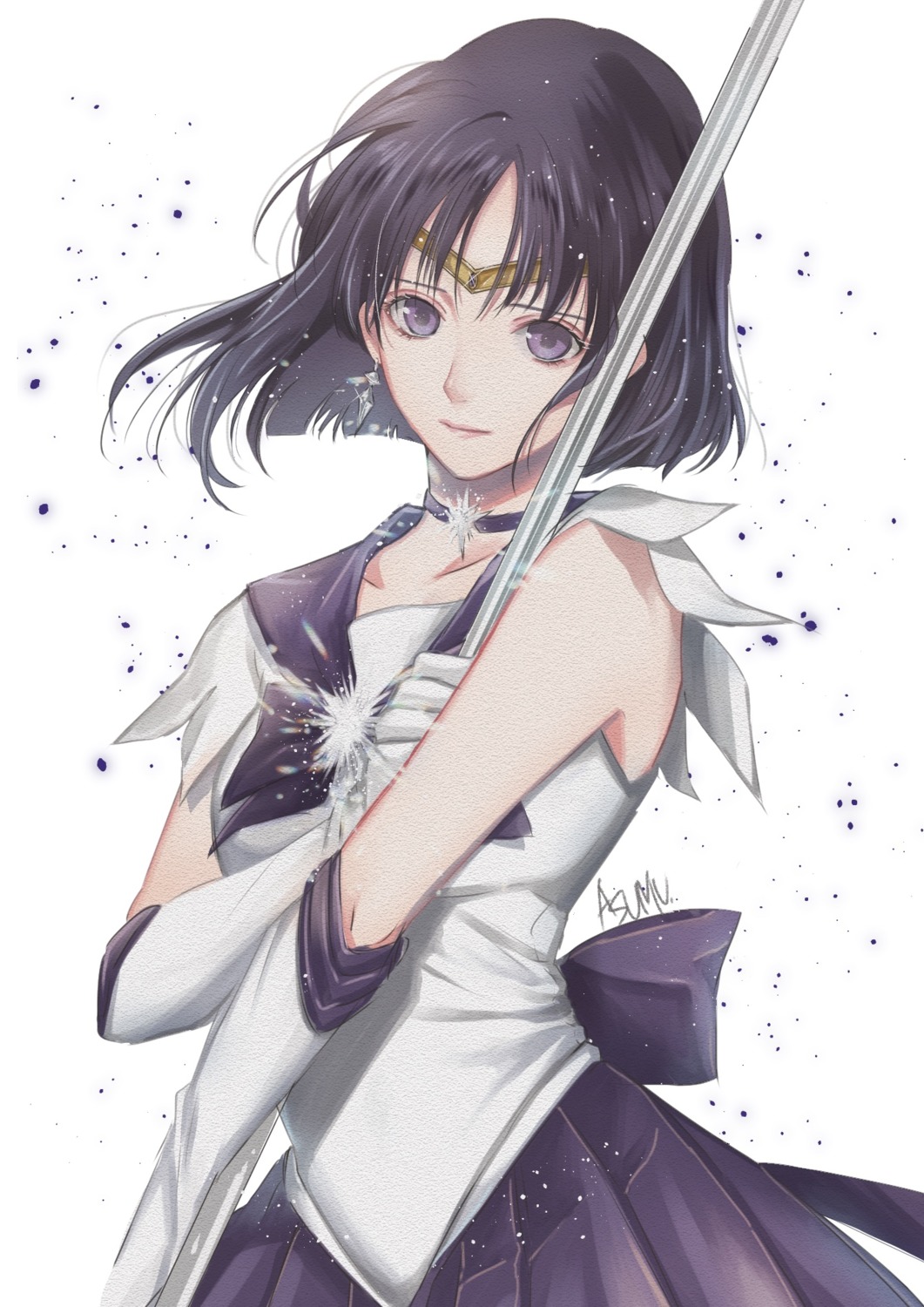 bishoujo_senshi_sailor_moon, matsumotoasumu, seifuku, tomoe_hotaru, weapon