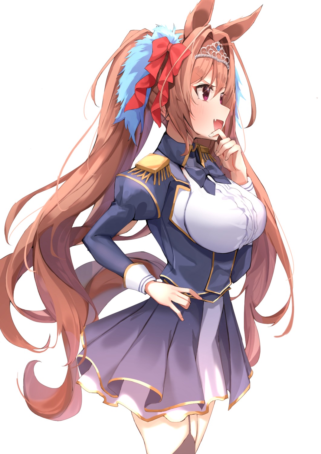 animal_ears, daiwa_scarlet_(umamusume), nephthys2356, stockings, thighhighs, uma_musume_pretty_derby, uniform