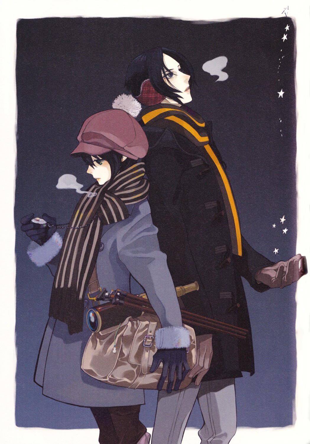 kamatani_yuuki, male, nabari_no_ou, rokujou_miharu, screening, yoite