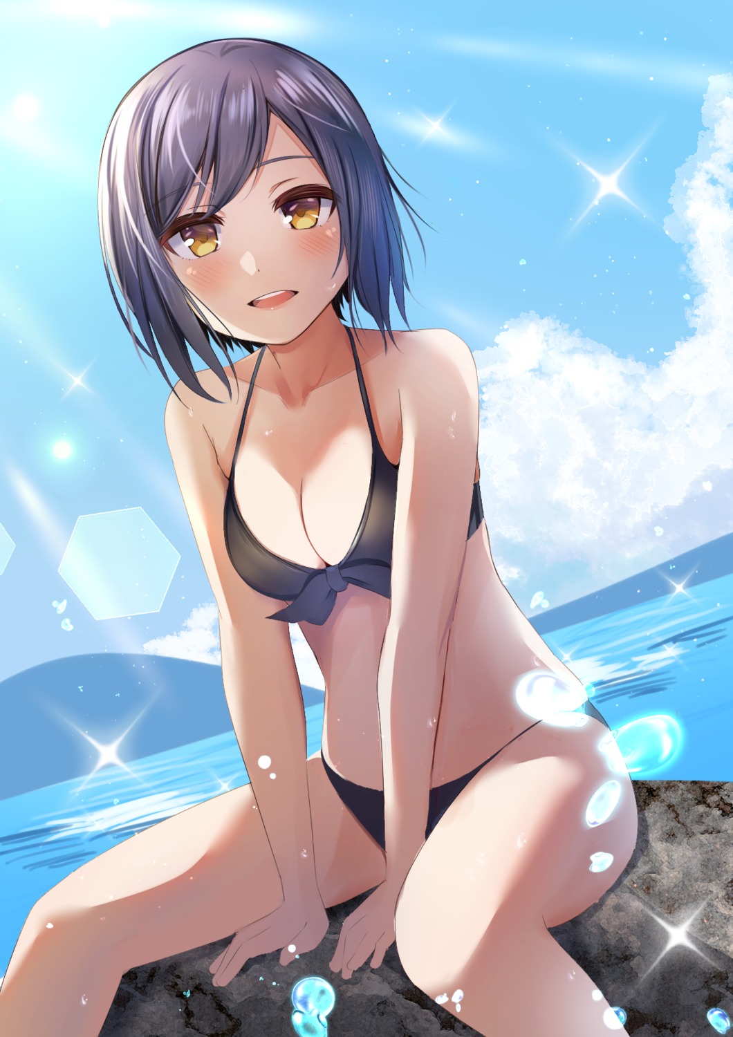 bikini, maimaiko, nijisanji, shizuka_rin, swimsuits