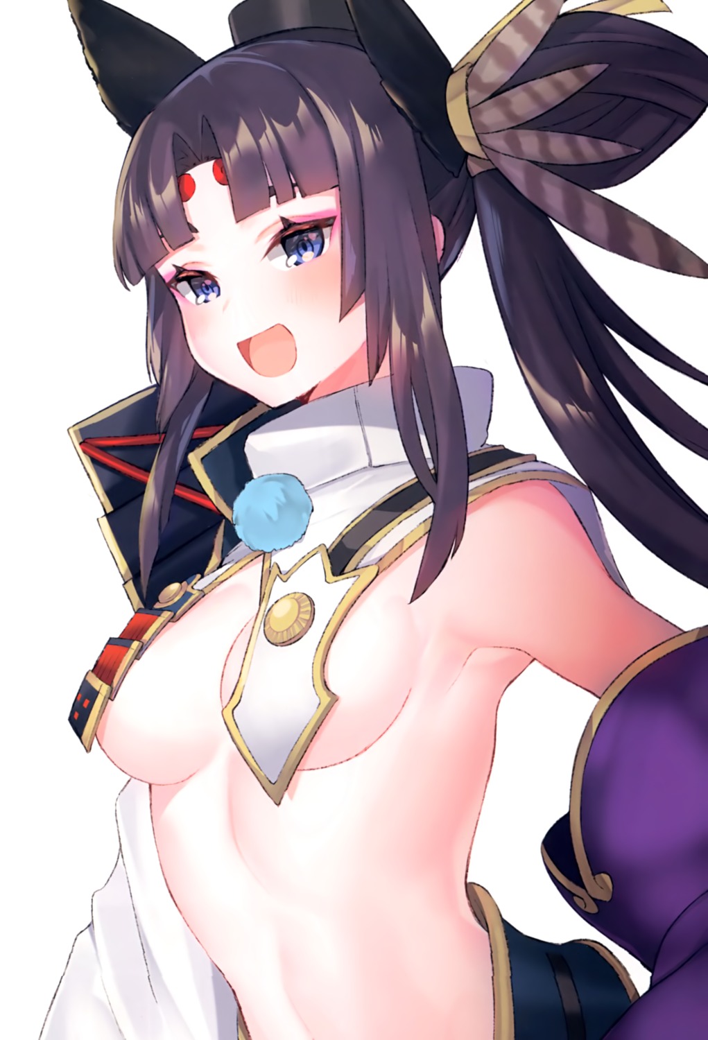 armor, fate/grand_order, no_bra, suzuho_hotaru, ushiwakamaru_(fate)