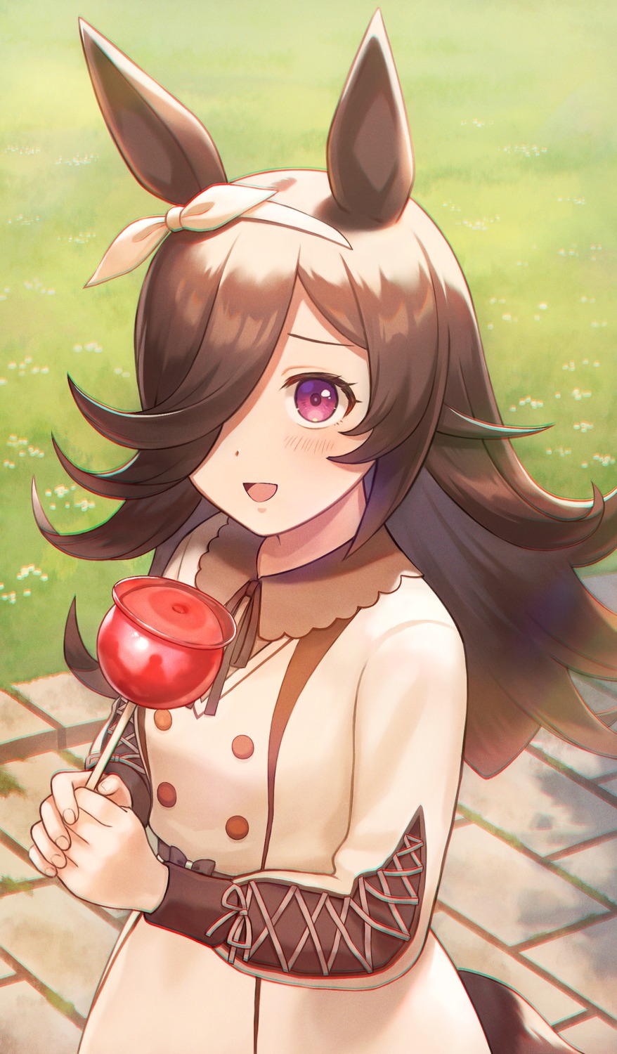 animal_ears, dress, rice_shower_(umamusume), tail, uma_musume_pretty_derby, yuko666
