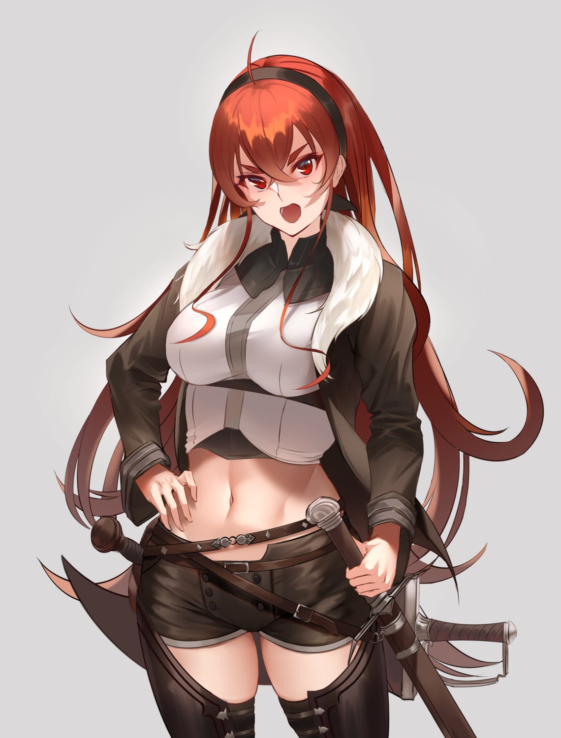eris_boreas_greyrat, mushoku_tensei, rausu_(undeadmachine), sword