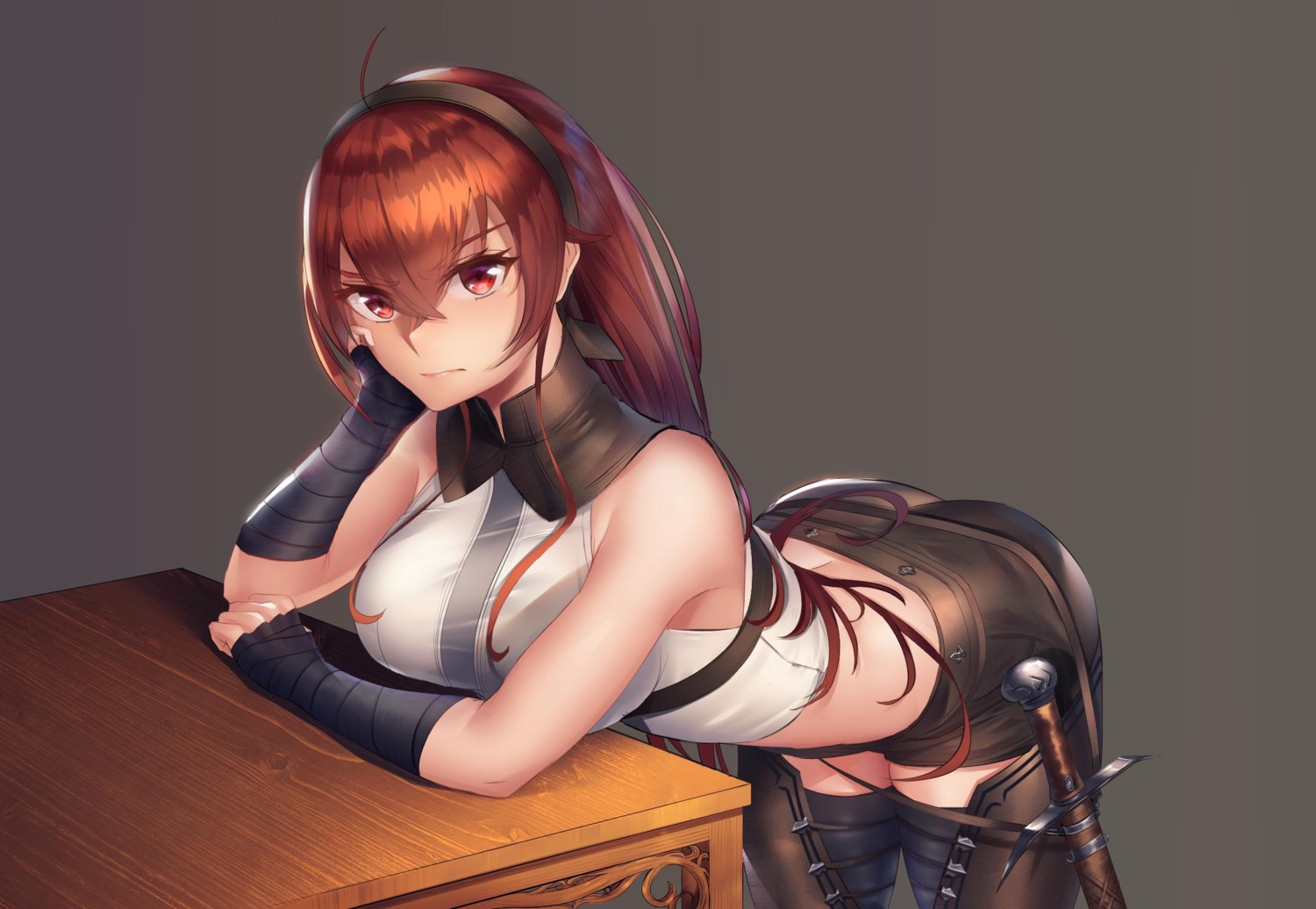 eris_boreas_greyrat, mushoku_tensei, rausu_(undeadmachine), sword