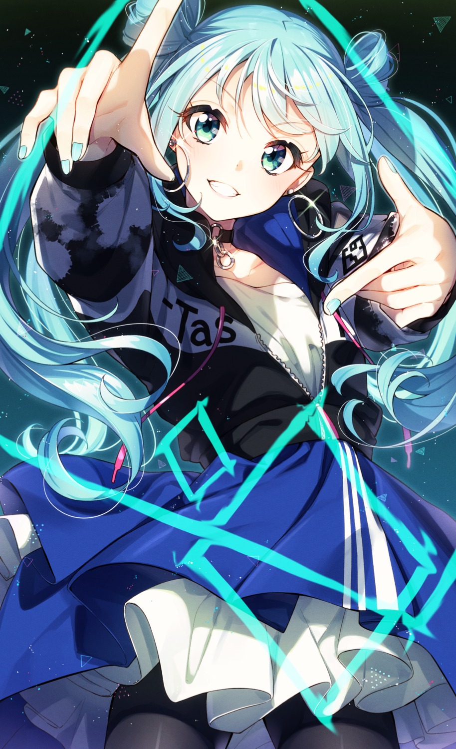 hatsune_miku, pantyhose, sakuragi_ren, vocaloid