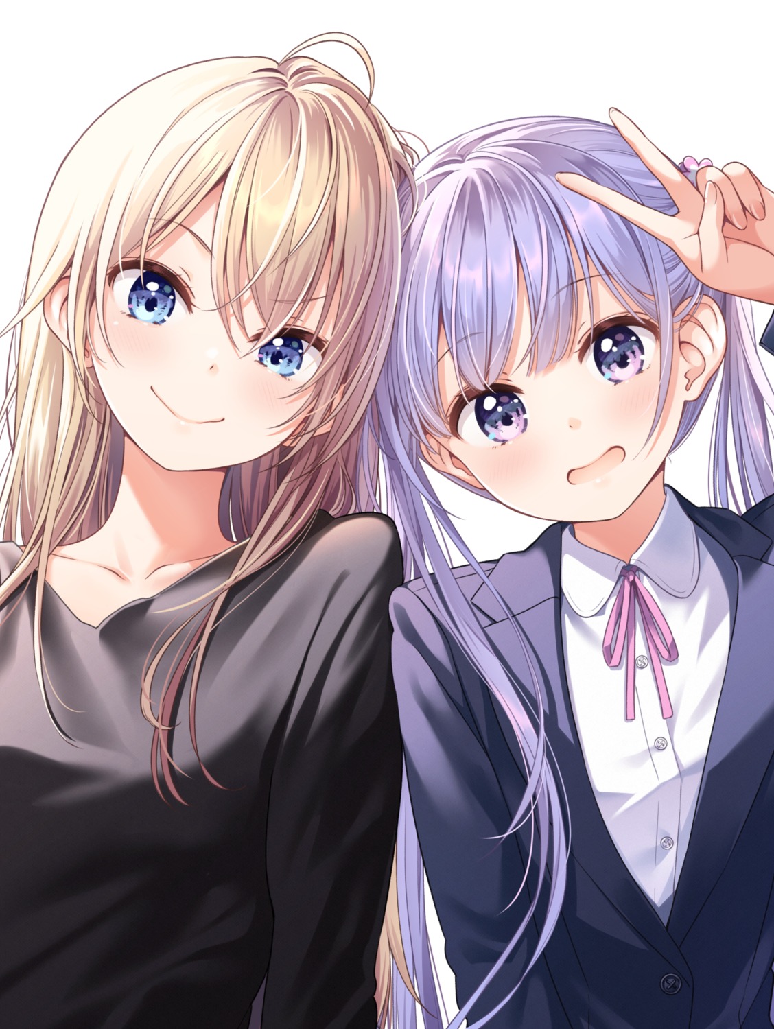 business_suit, new_game!, suzukaze_aoba, tokunou_shoutarou, yagami_kou